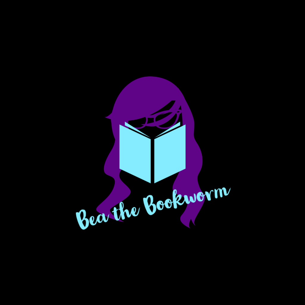 Purple haired girl image with glasses reading book
